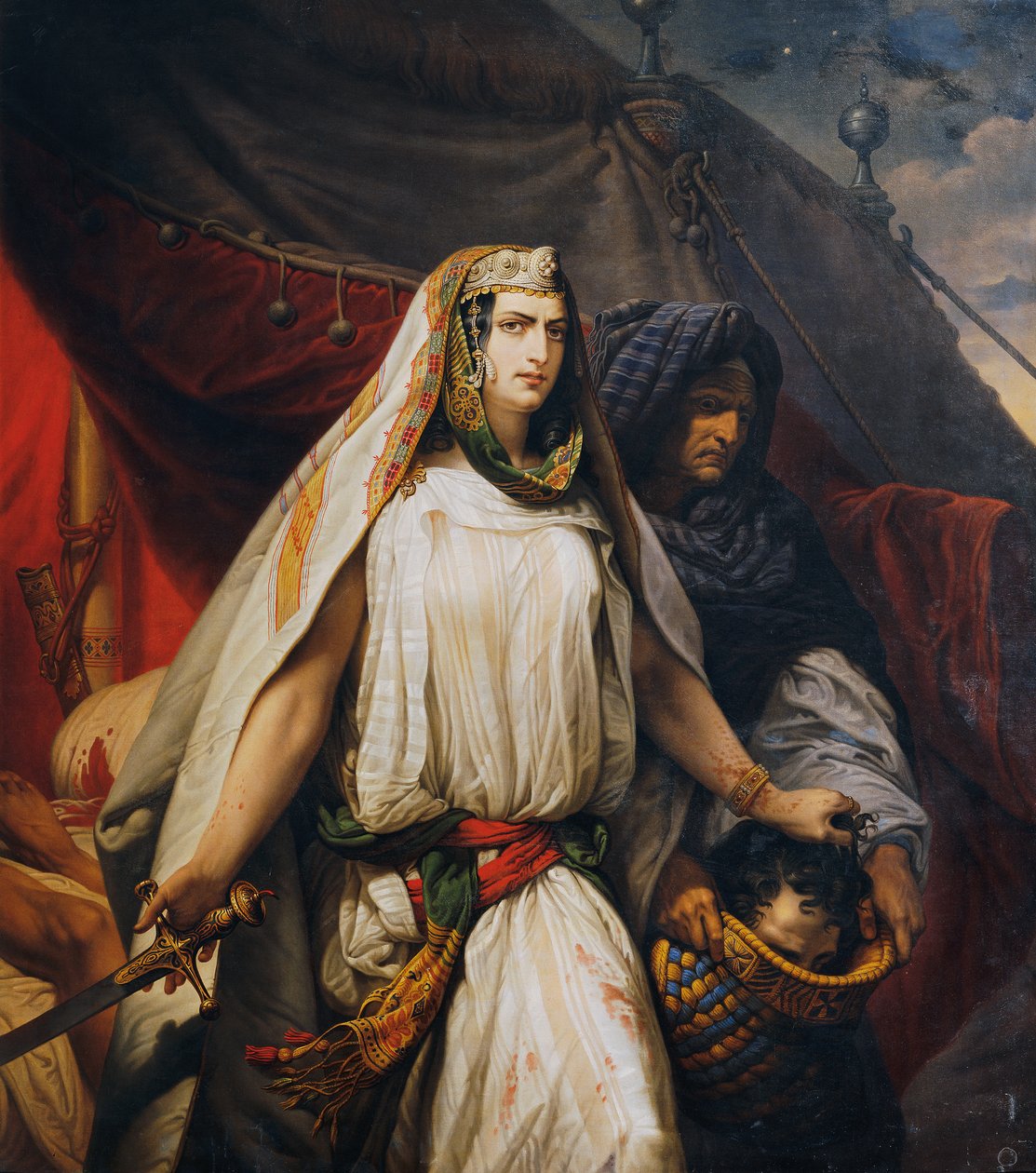 Judith mit dem Haupt des Holofernes von Johann Peter Krafft