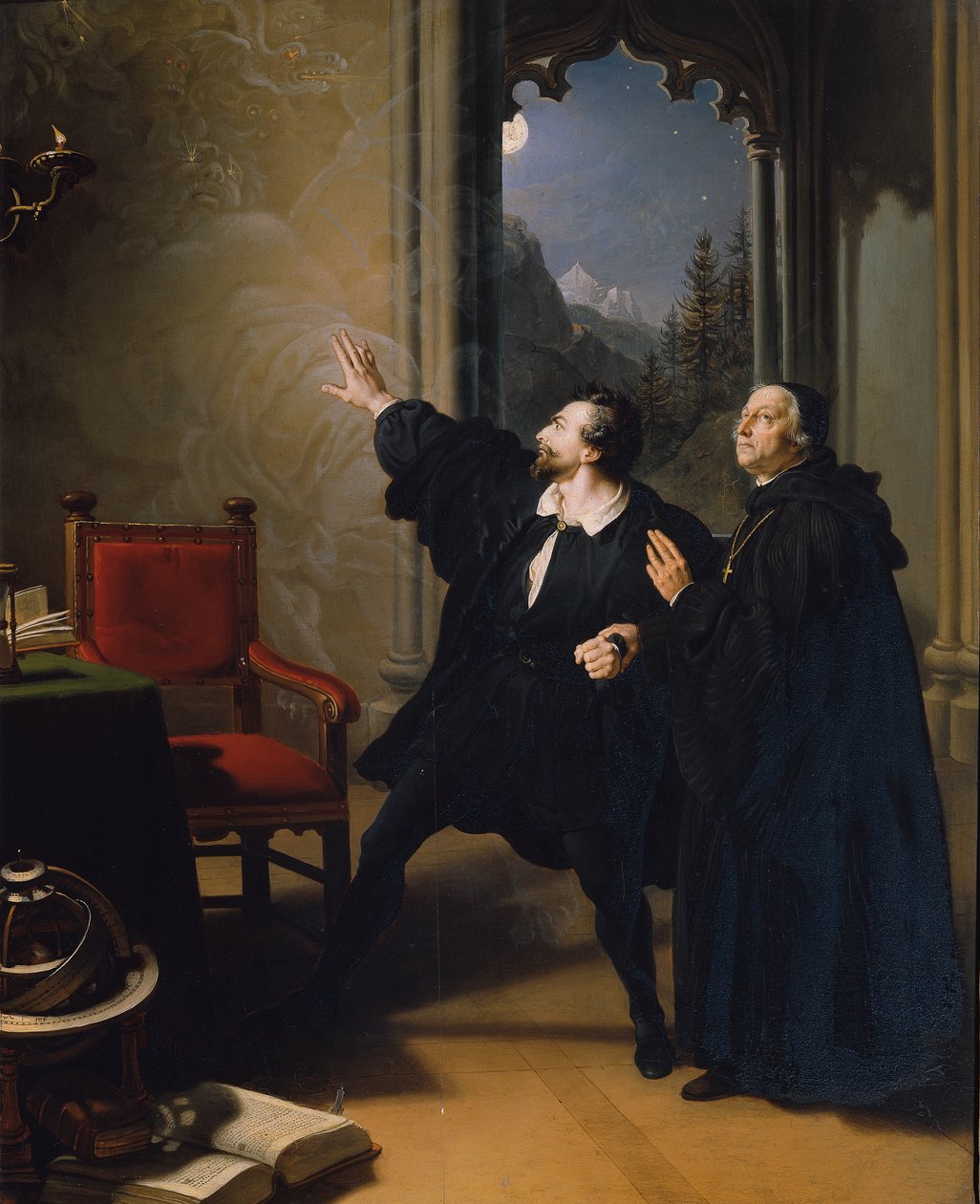 Manfreds Sterbestunde von Johann Peter Krafft