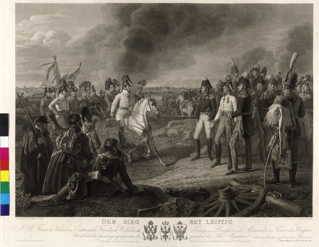 Der Sieg bei Leipzig von Johann Peter Krafft
