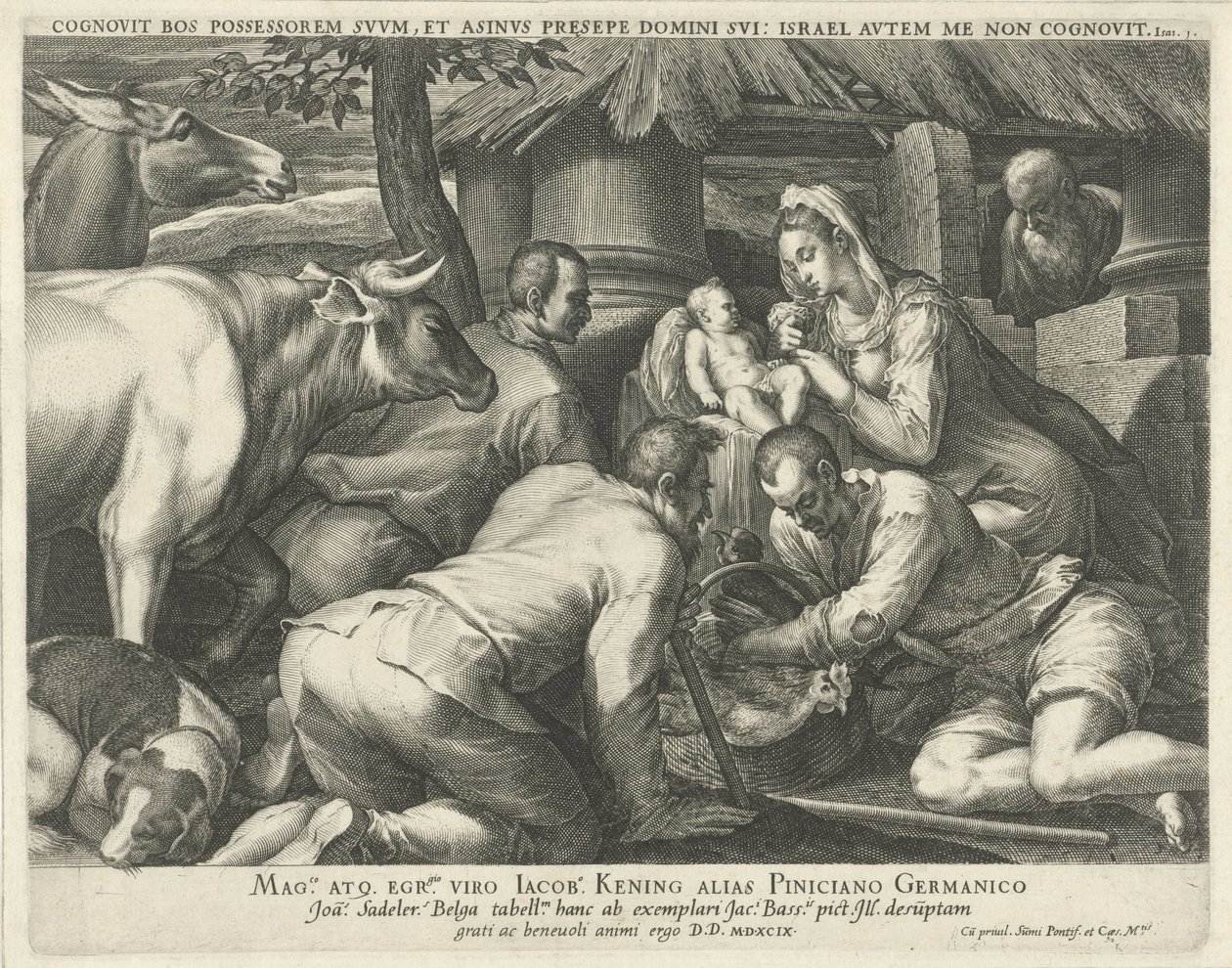 Anbetung der Hirten von Johann Sadeler (I)
