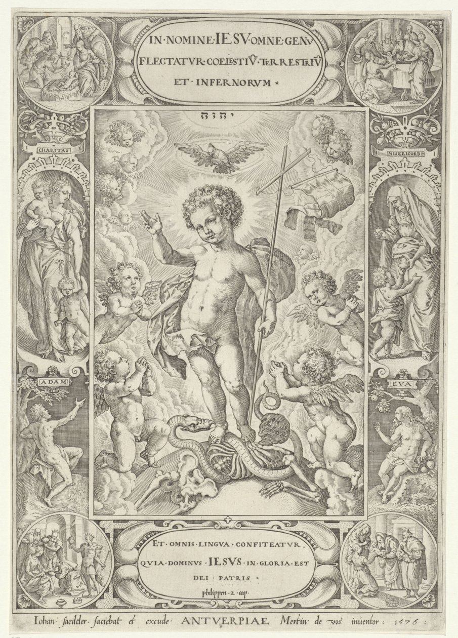 Christus als Kind von Johann Sadeler (I)