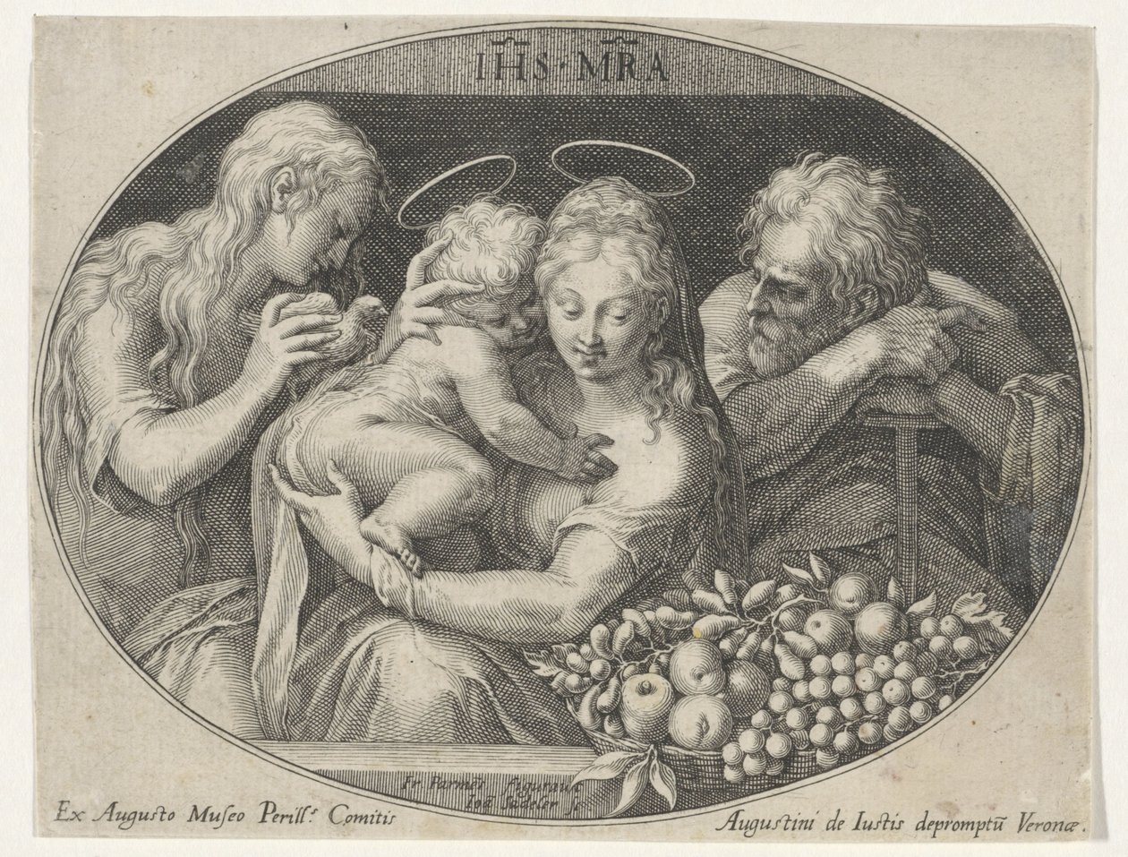 Heilige Familie mit der heiligen Anna von Johann Sadeler (I)