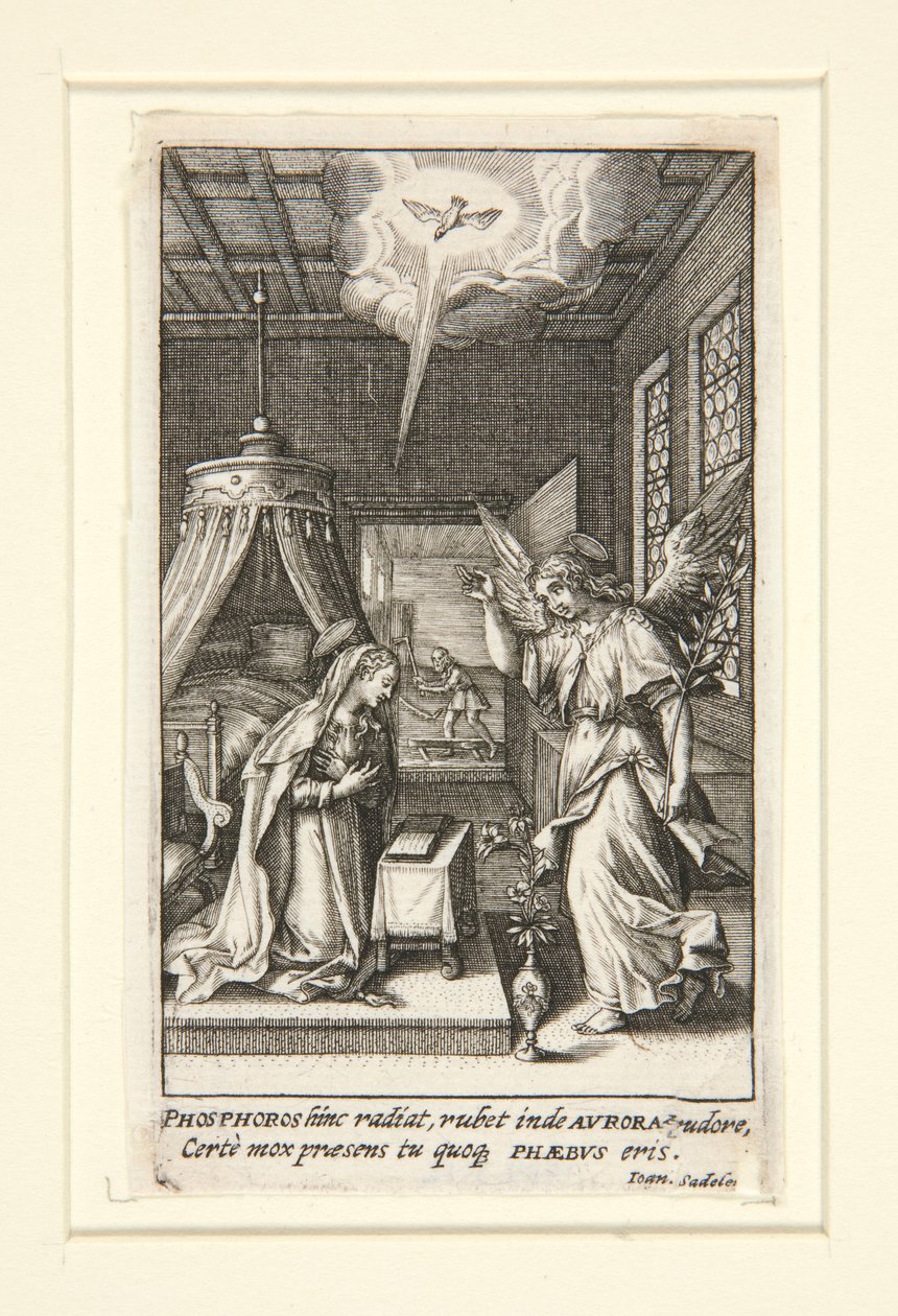 Die Verkündigung von Johann Sadeler I