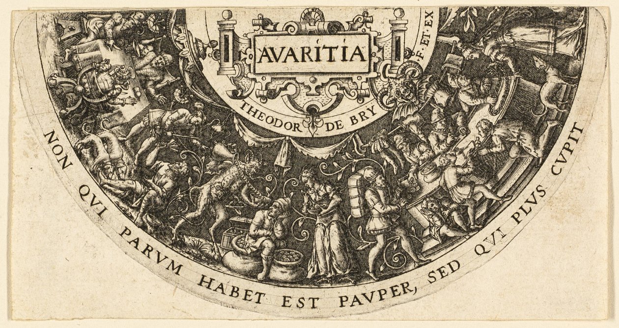 Geiz von Johann Theodor de Bry