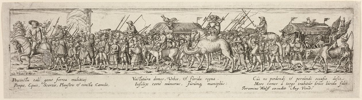 Der Triumph des Todes von Johann Theodor de Bry