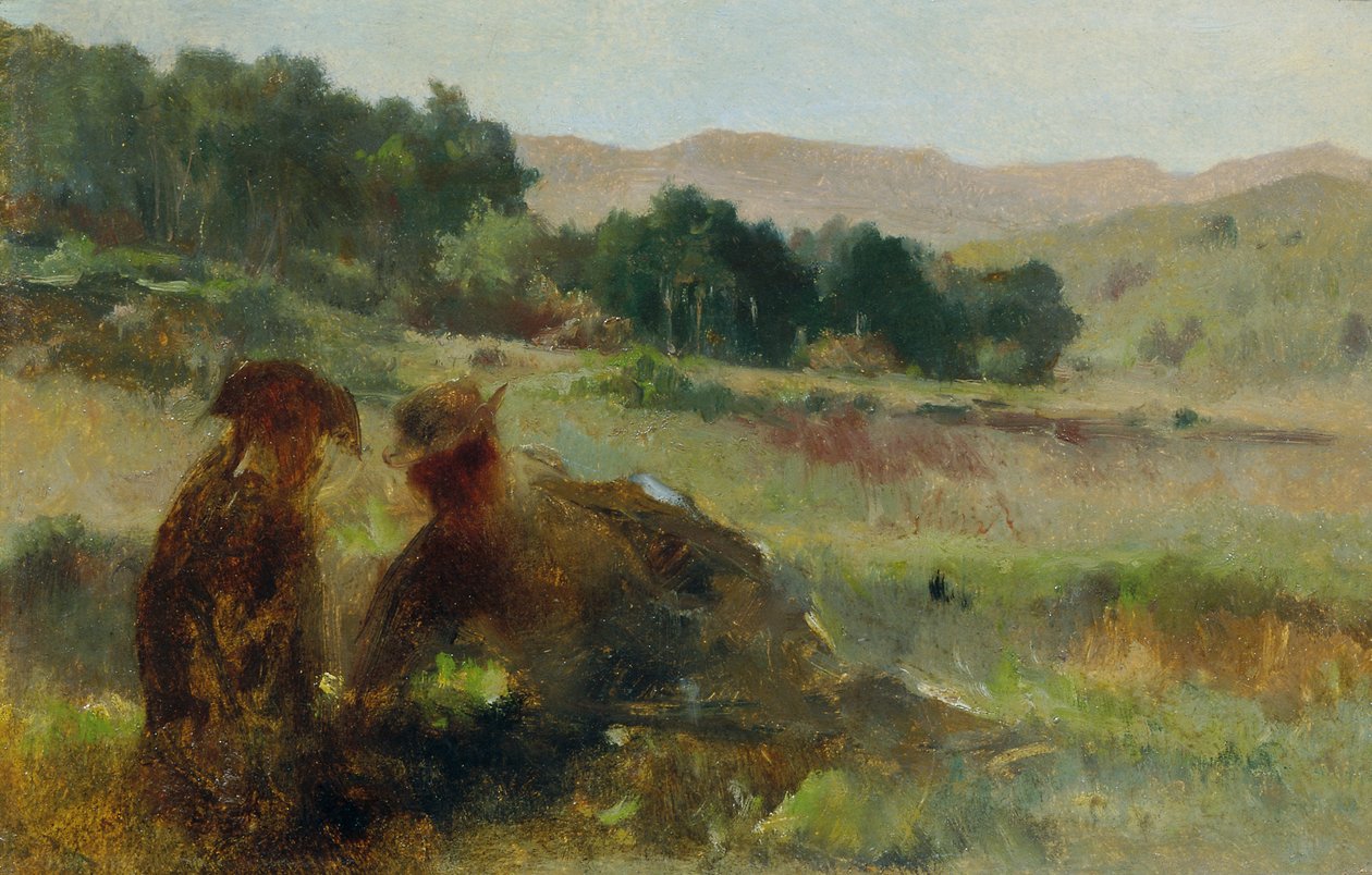 Landschaft mit Jäger und Hund von Johann  Till der Jüngere