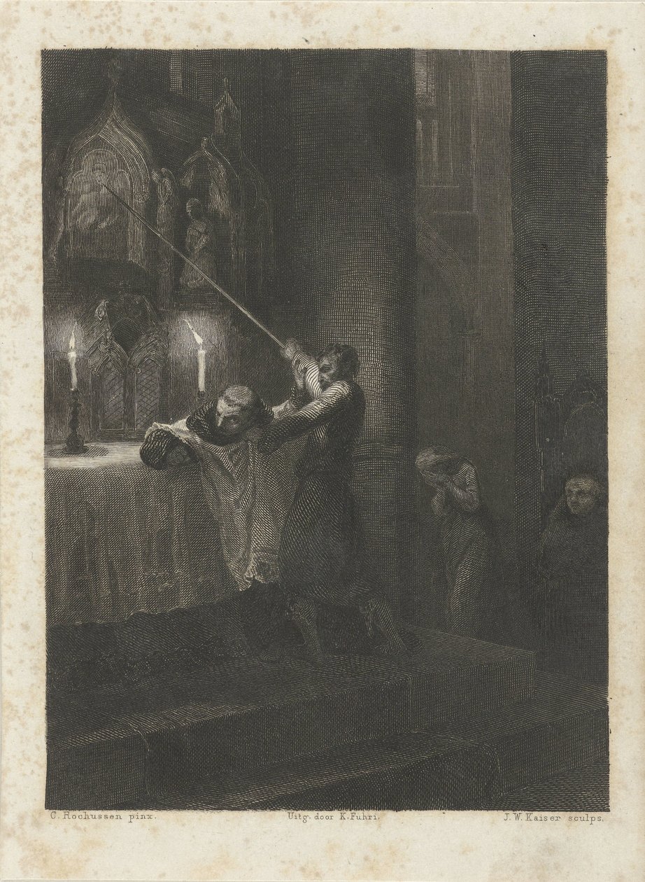 Zerstörung eines Altarbildes von Johann Wilhelm Kaiser (I)