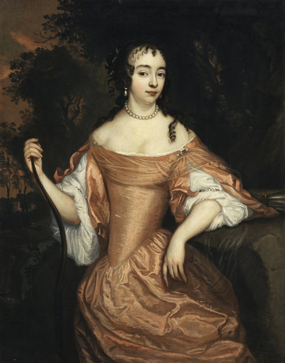 Porträt von Maria von Nassau (1642-1688) von Johannes Mytens