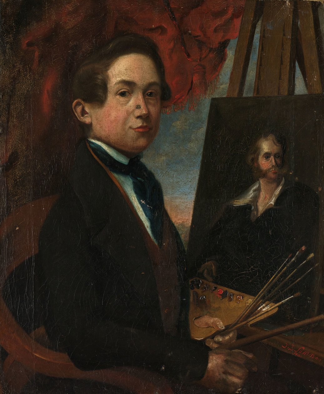 Selbstporträt von Johannes Daniël Susan