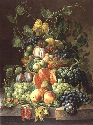 Korb mit Früchten von Johannes Hendrick Fredriks