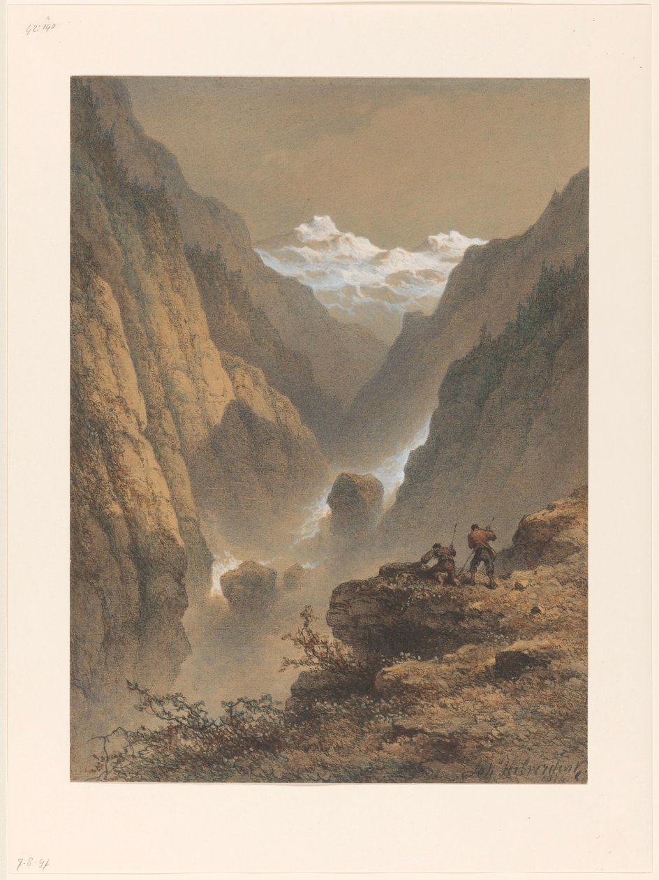 Berglandschaft von Johannes Hilverdink