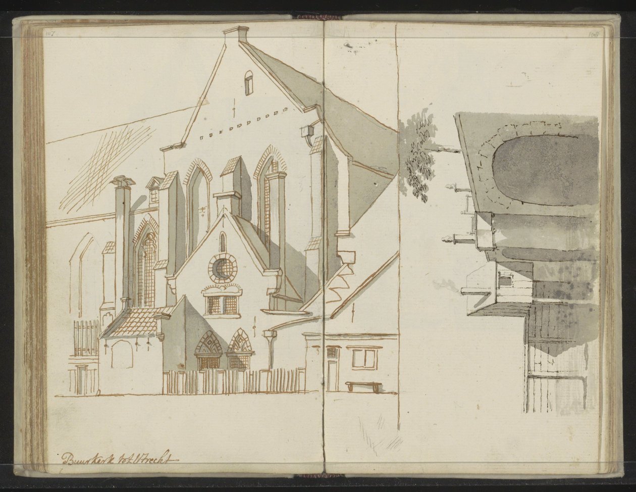 Buurkerk in Utrecht von Johannes Huibert Prins
