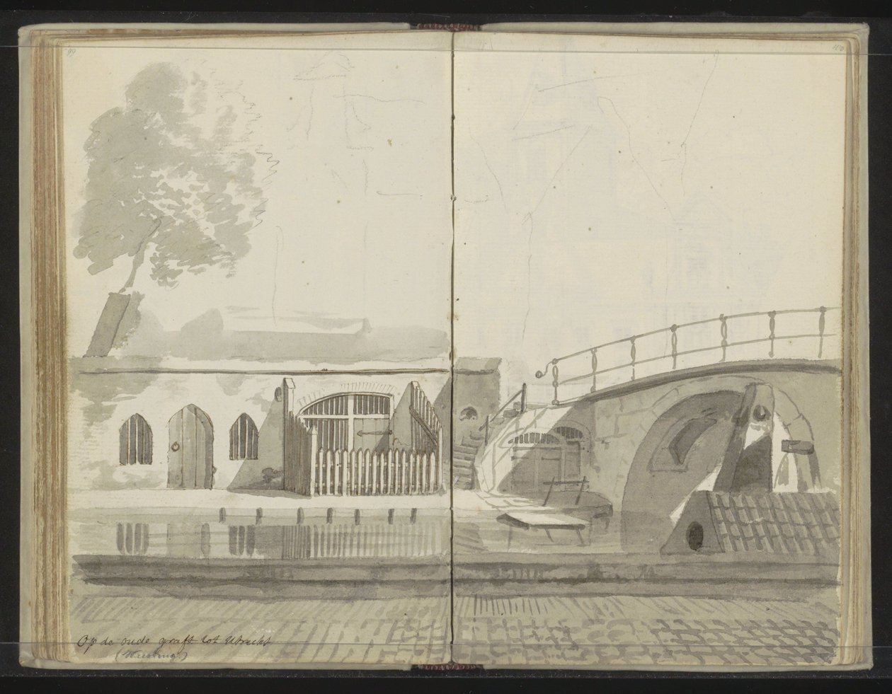 Weesbrug über den Oudegracht in Utrecht von Johannes Huibert Prins