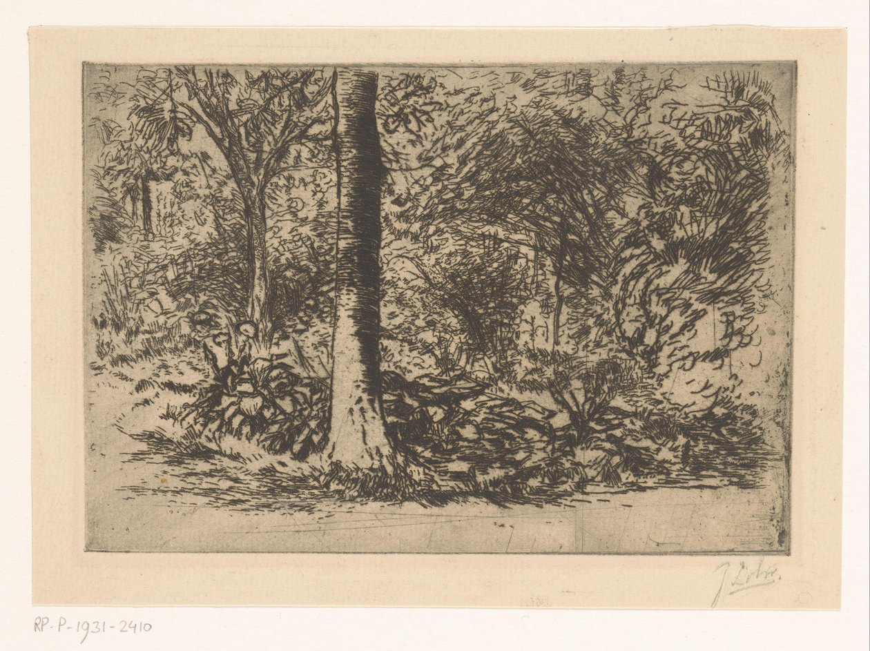 Waldrand von Johannes Löhr