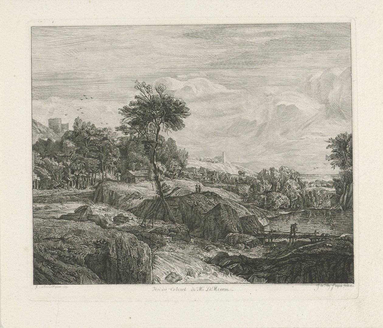 Felsige Landschaft von Johannes Pieter de Frey