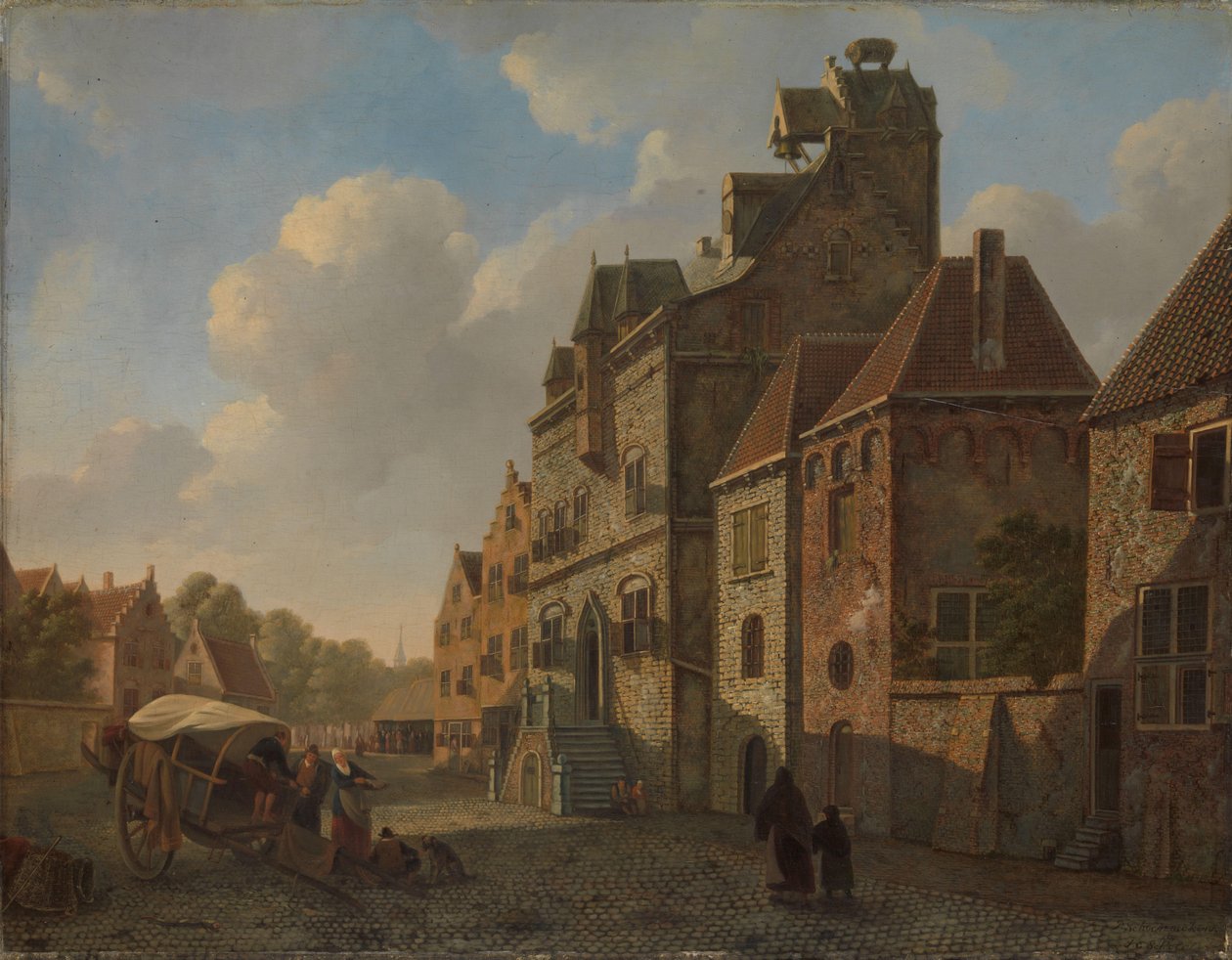 Ansicht in Dordrecht von Johannes Schoenmakers