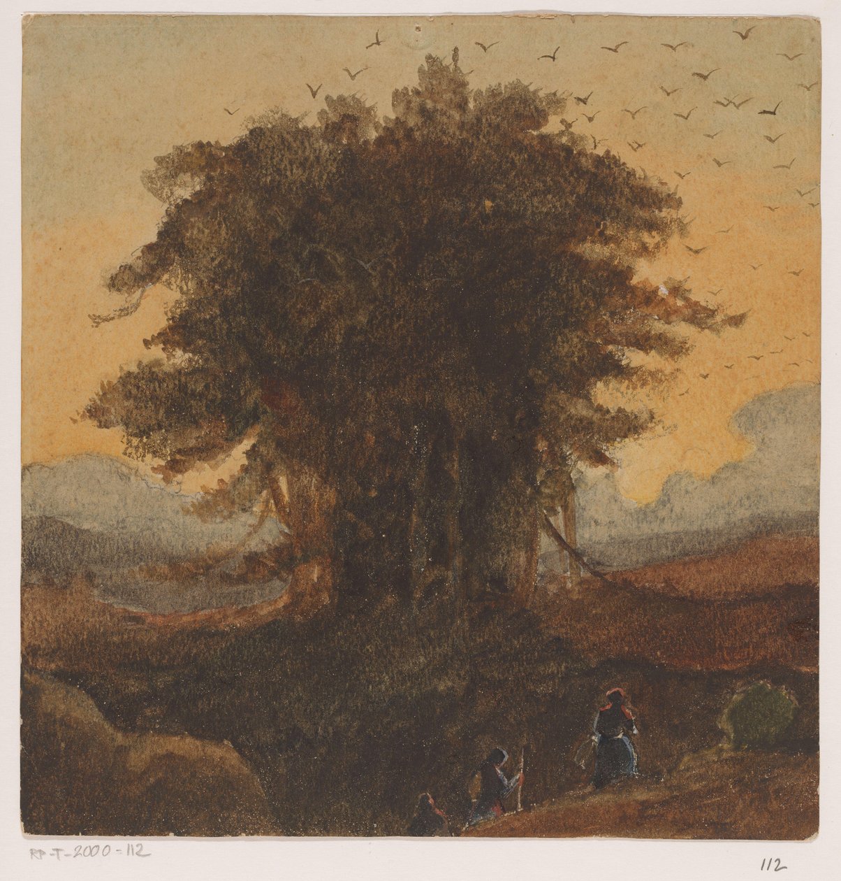 Der Baum mit vielen Vögeln von Johannes Tavenraat