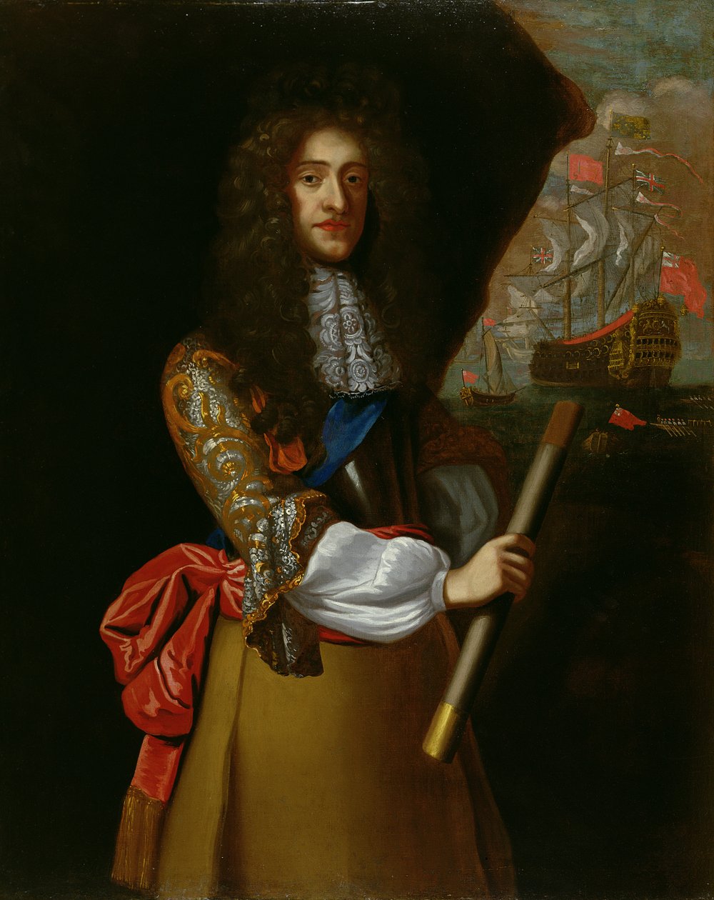 Porträt von James VII. von Schottland und II. von England, um 1670 von John Baptist de Medina