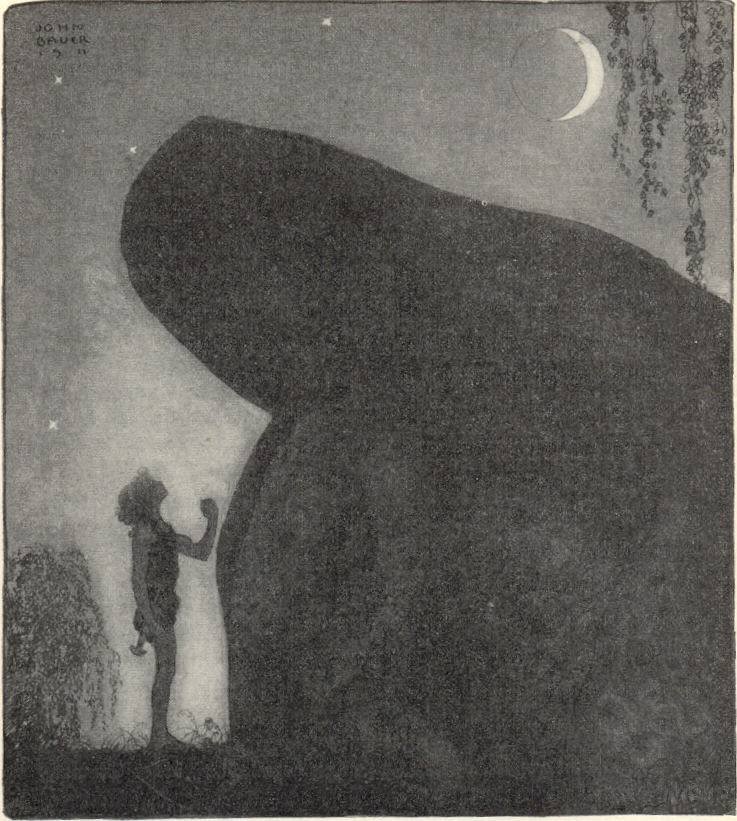 Wach auf Groa, wach auf Mutter von John Bauer