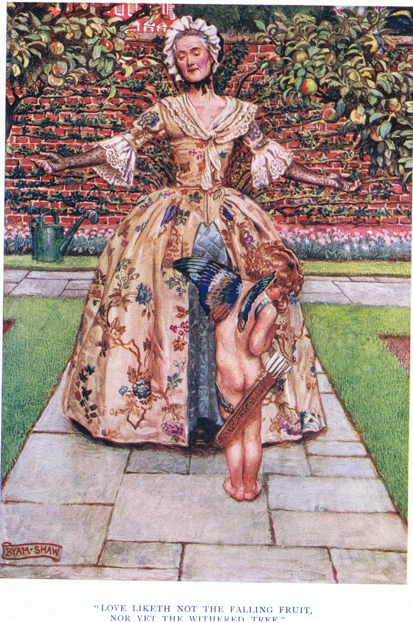Die Liebe mag keine fallenden Früchte, noch den verdorrten Baum, 1928 von John Byam Liston Shaw