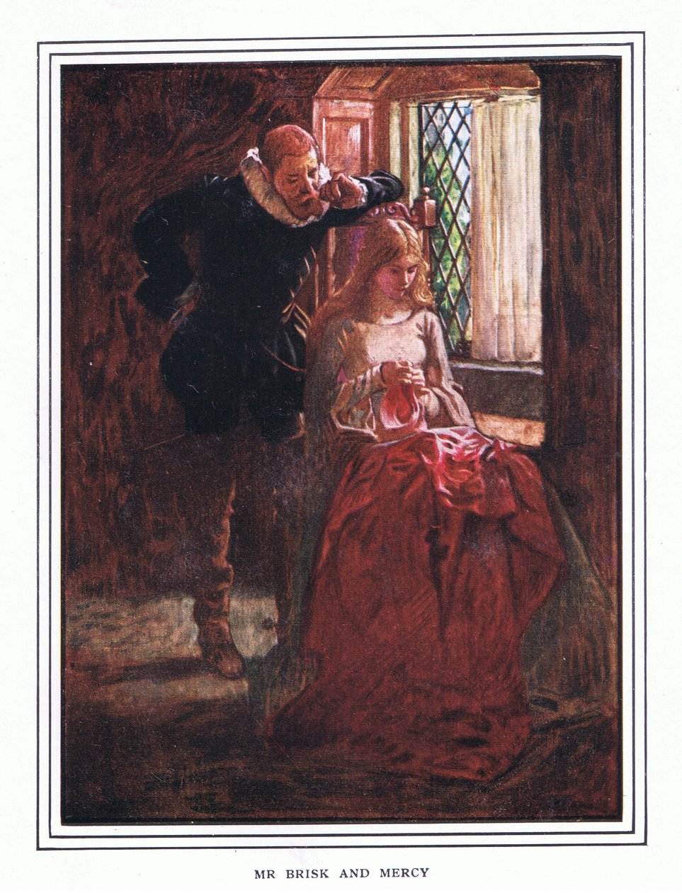 Mr. Brisk und Mercy von John Byam Liston Shaw