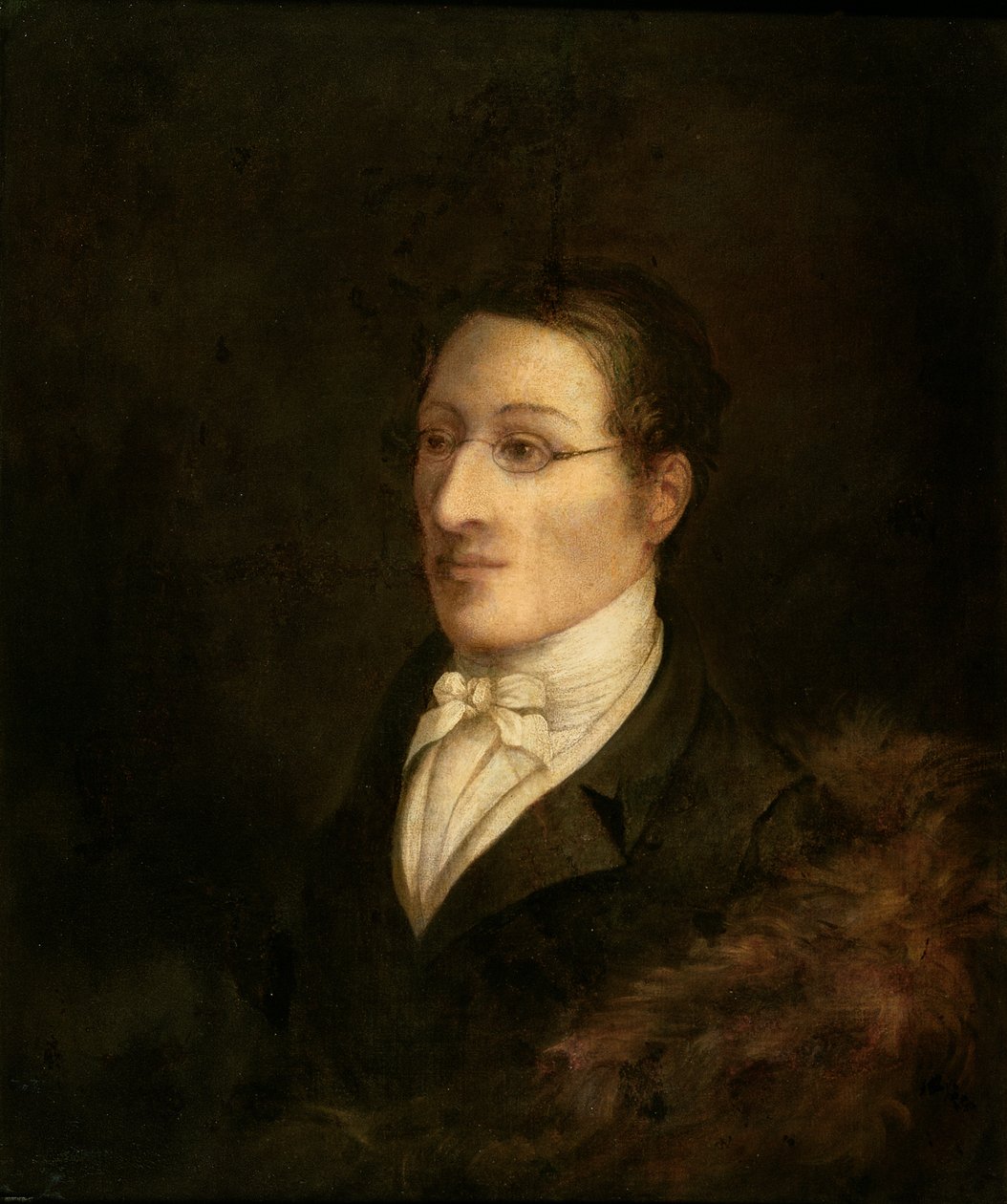 Porträt von Carl Maria Friedrich Ernst von Weber (1786-1826), deutscher Komponist und Pianist, ca. 1826 von John Cawse
