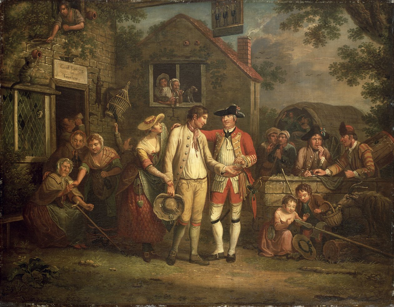 Der Rekrutierungssergeant von John Collet