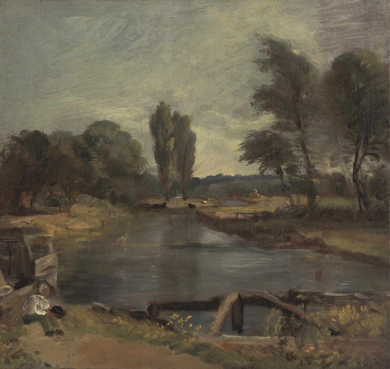 Schleuse von Flatford von John Constable
