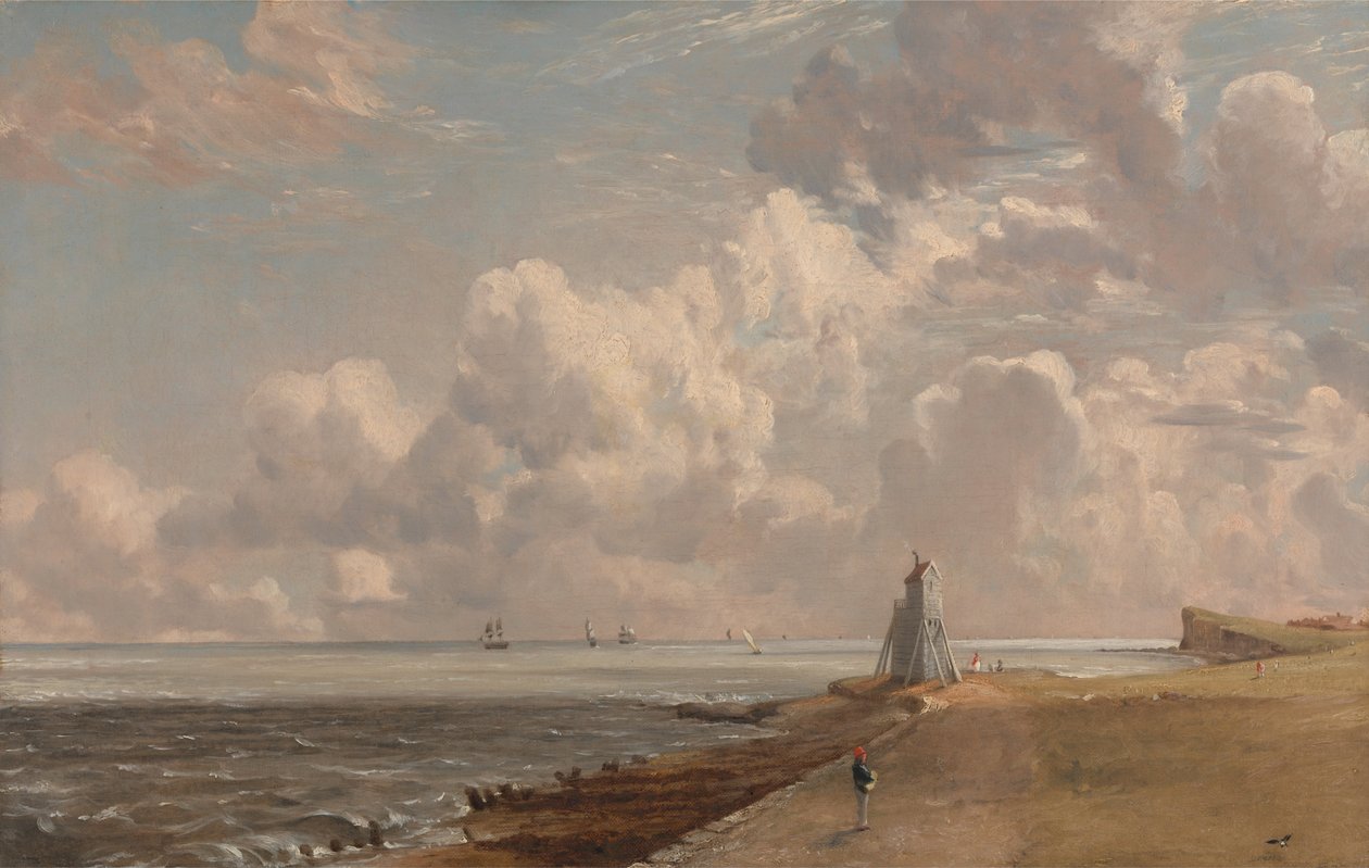 Harwich- Der niedrige Leuchtturm und Beacon Hill von John Constable