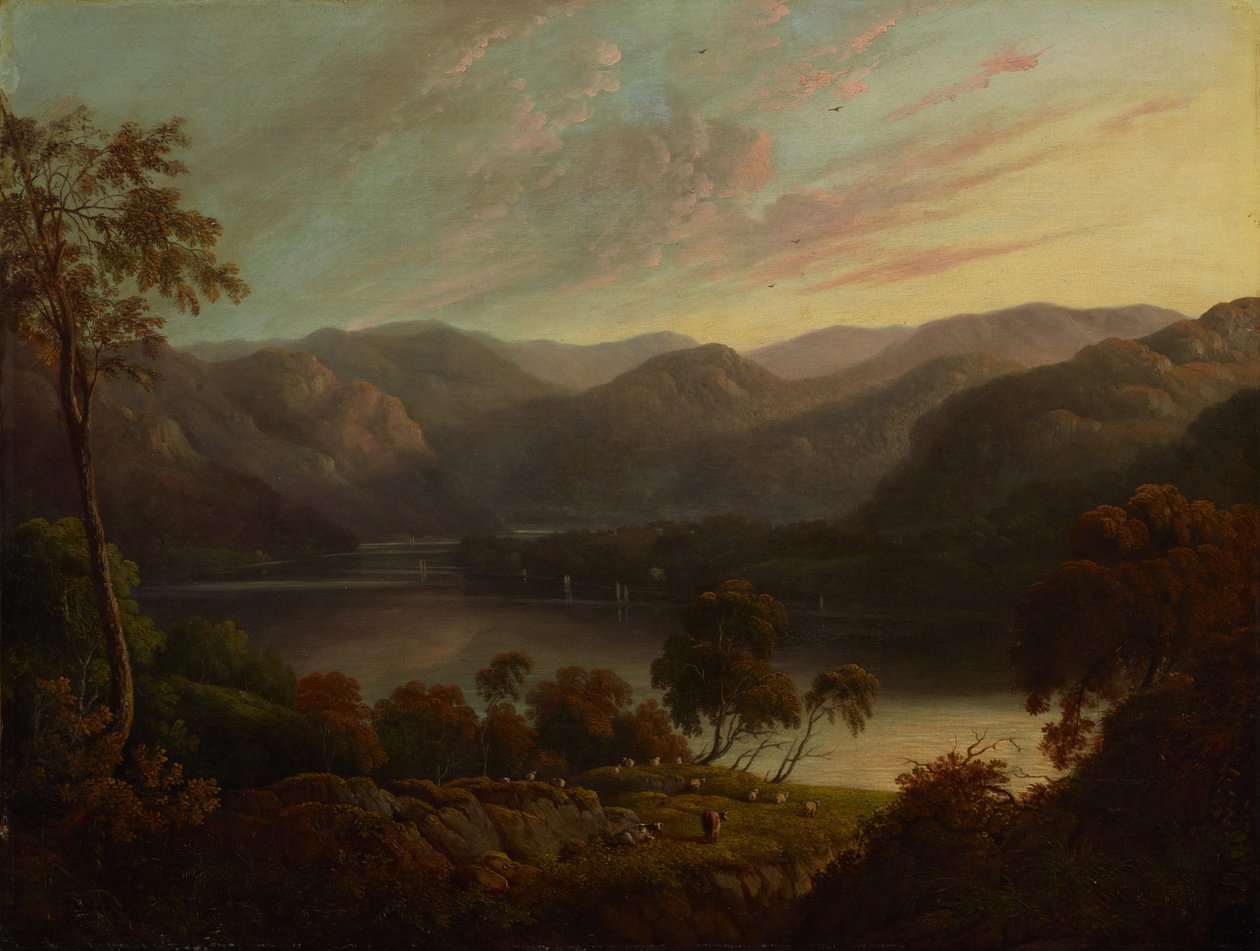 Landschaftsansicht in Cumberland von John Glover