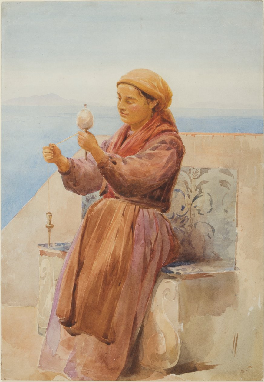 Ein Mädchen aus Sorrent von John Isaac Richardson