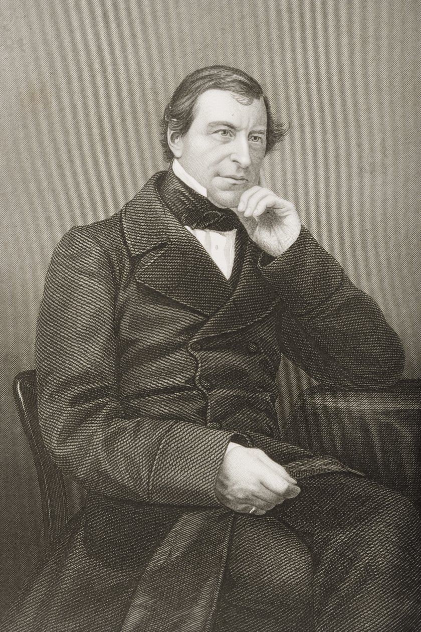 Frederick Thesiger (1794-1878), 1. Lord Chelmsford, graviert von D.J. Pound nach einem Foto, aus 