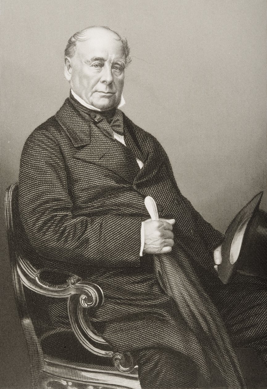 Thomas Chandler Haliburton (1796-1865) graviert von D.J. Pound nach einem Foto, aus 