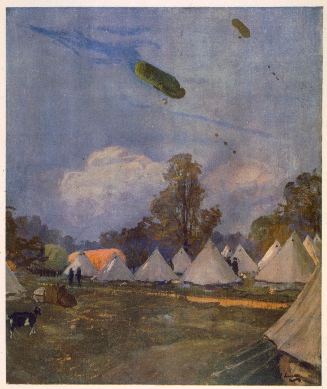 Drachenballons, Roehampton, 1915, aus 