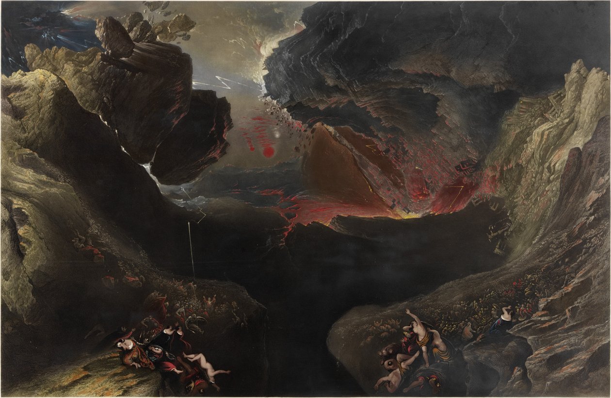 Der große Tag seines Zorns, ca. 1851-53 von John Martin