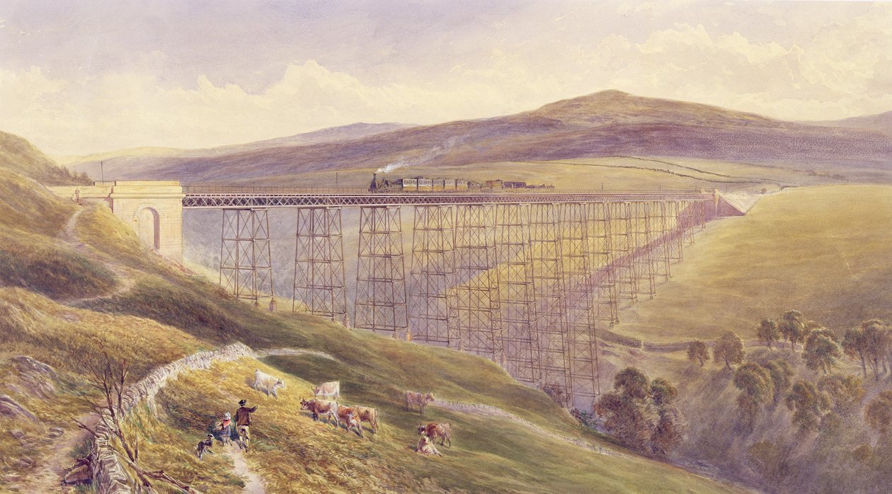 Belah Viadukt, 1869 von John Osborn Brown