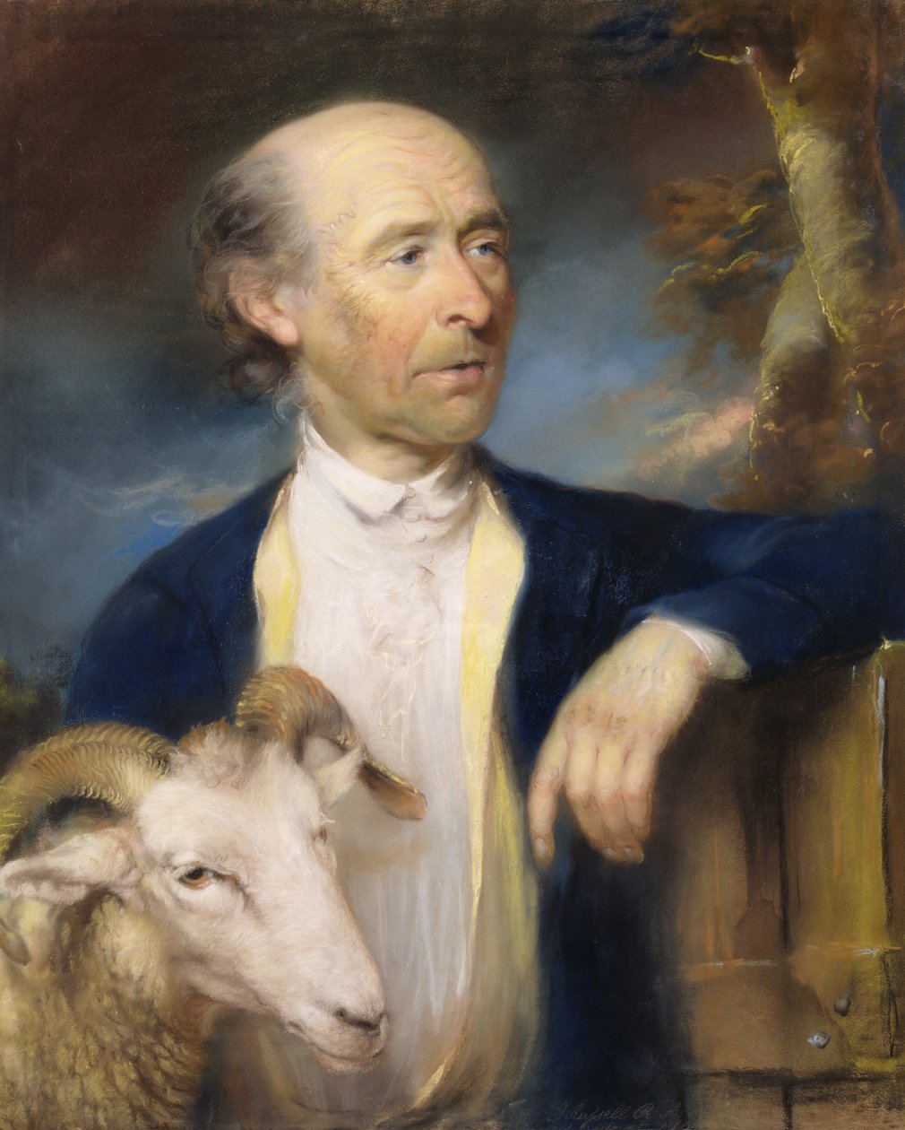 John Collins aus Devizes (fl. 1771-99) 1799 von John Russell