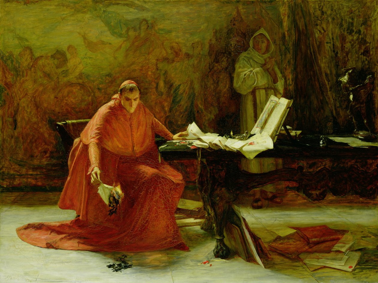 Ein Staatsgeheimnis, 1874 von John Pettie