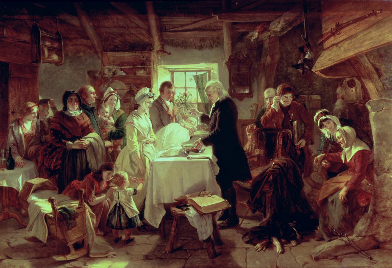 Eine schottische Taufe von John Phillip