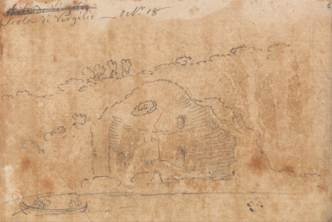 Scuola di Virgilio, 18. Oktober von John Robert Cozens