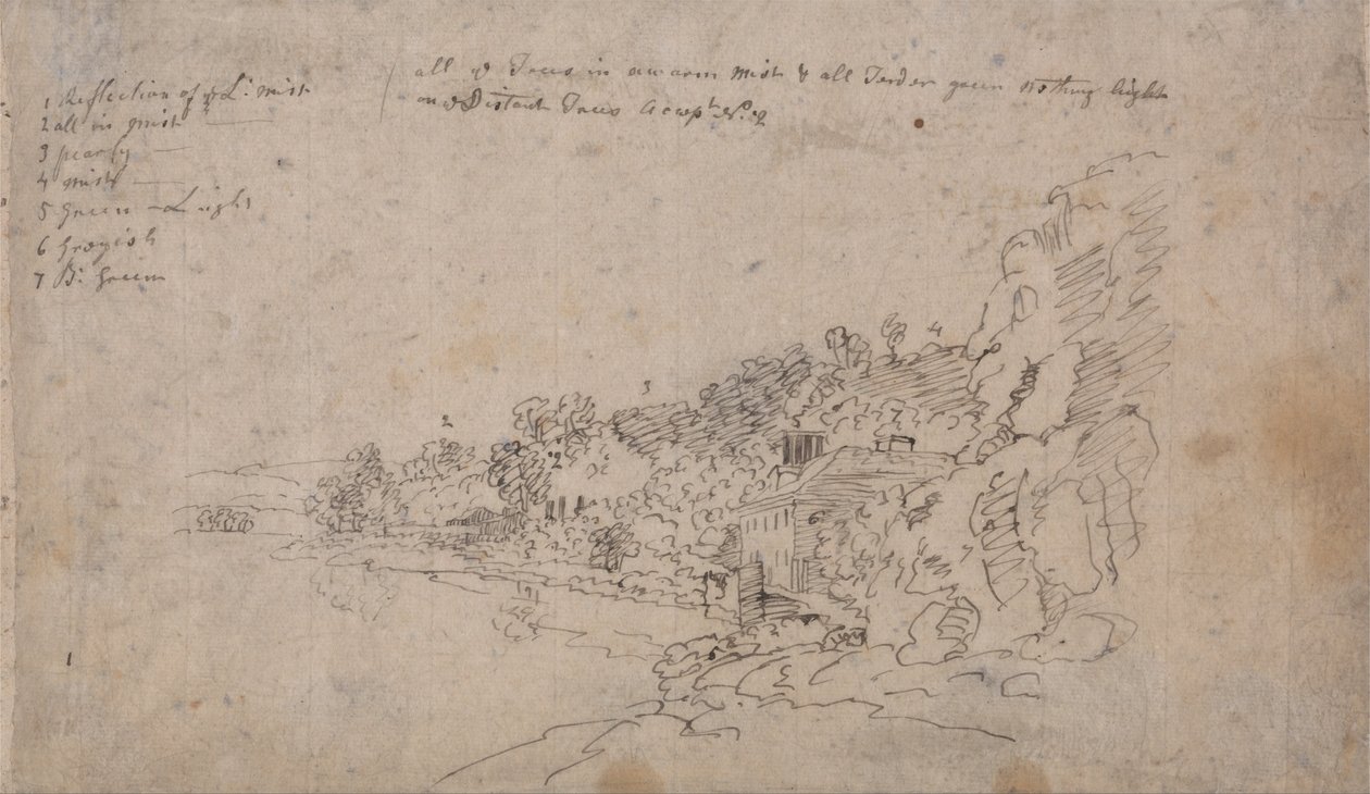 Die Ufer des Avon bei Hotwells von John Robert Cozens