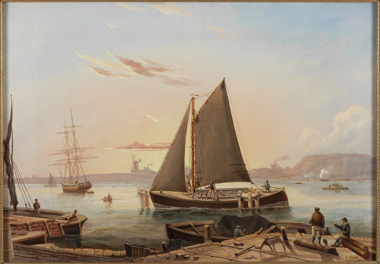 Tyne Wherry am Mühlendamm von John Scott