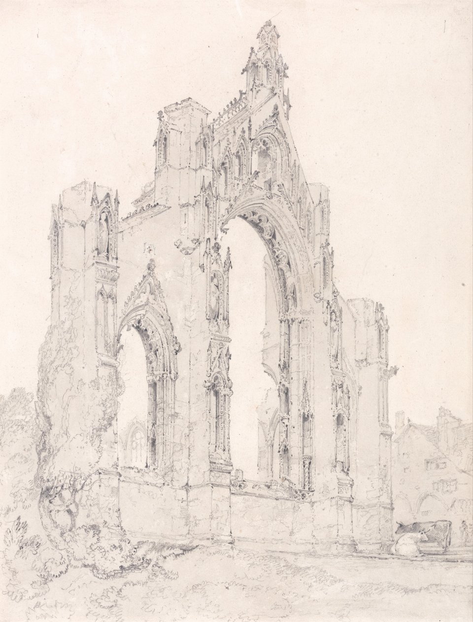 Ostende der Howden Kirche, Yorkshire von John Sell Cotman