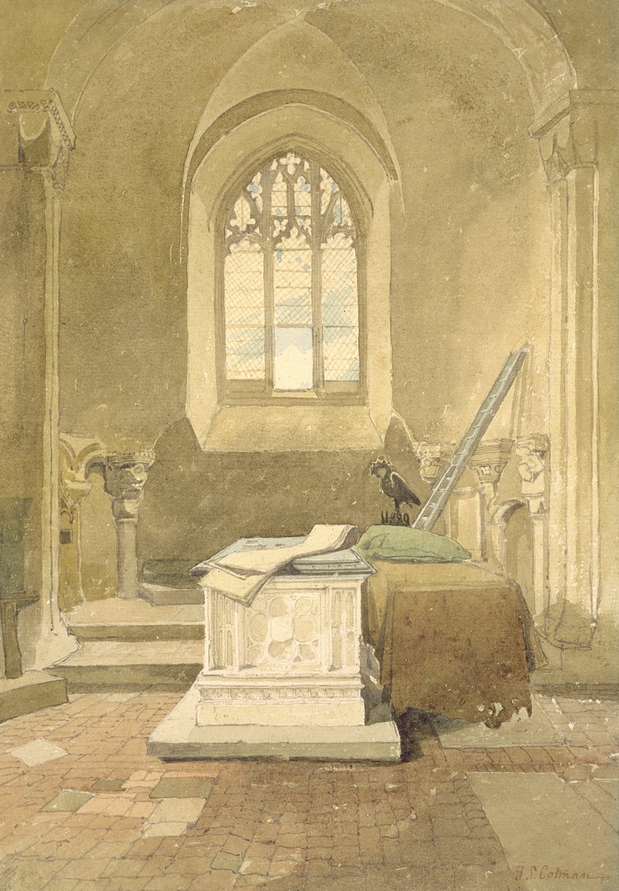Jesus-Kapelle, Norwich Cathedral, ca. 1807 von John Sell Cotman