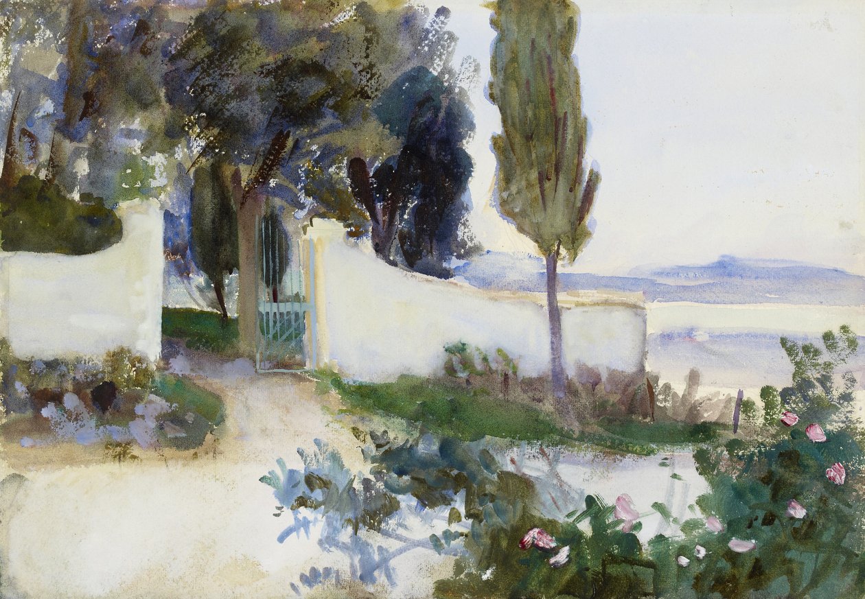 Tore einer Villa in Italien von John Singer Sargent