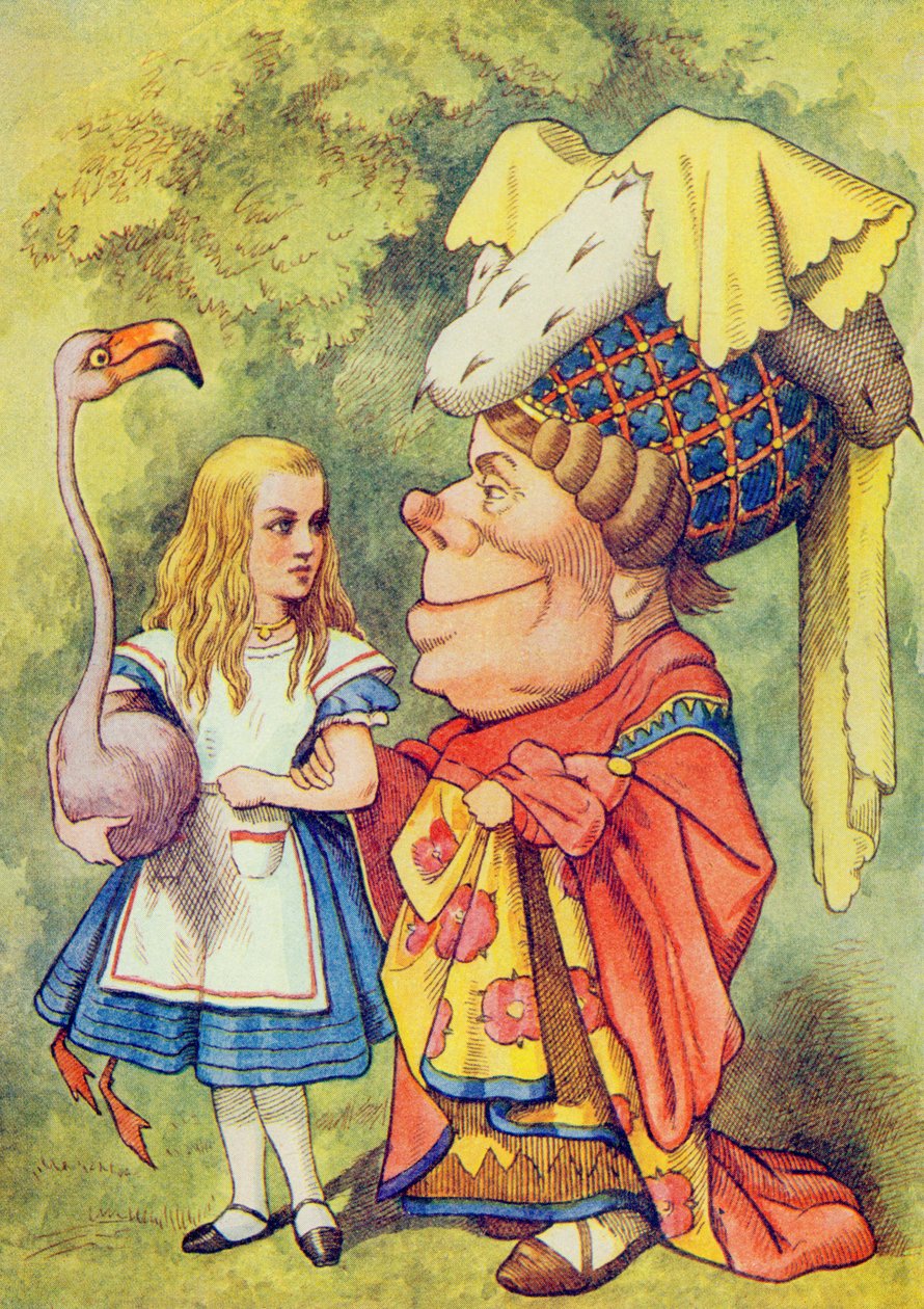 Alice mit der Herzogin, Illustration aus 