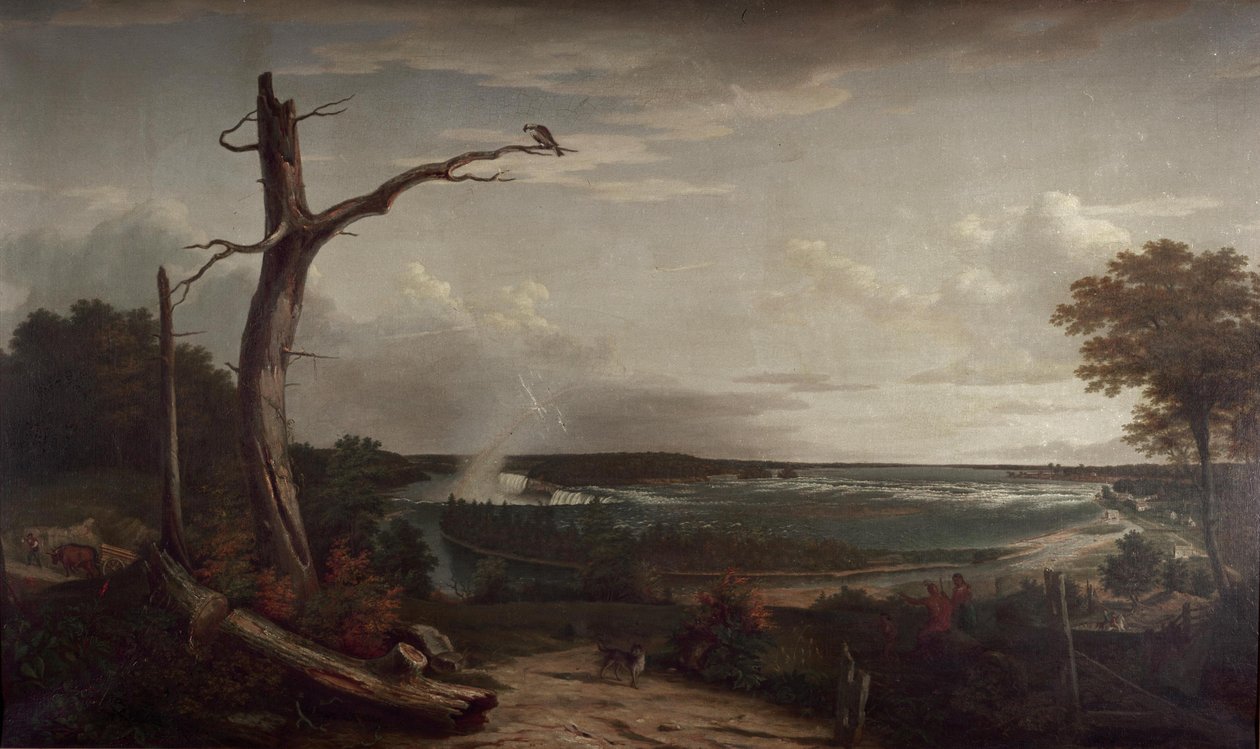 Ansicht der Niagarafälle von John Vanderlyn
