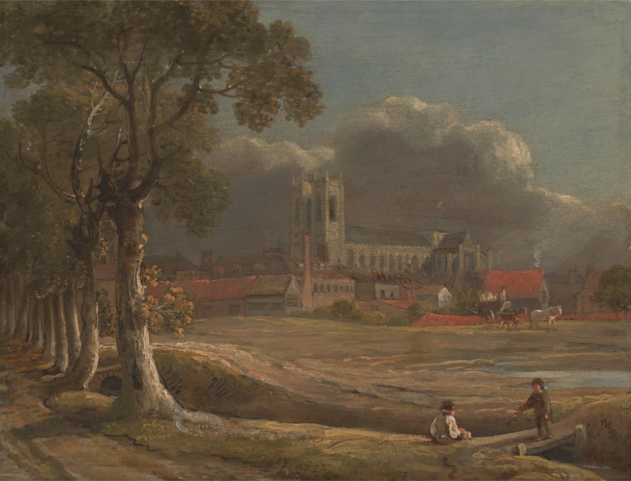 Westminster Abbey von Tothill Fields von John Varley