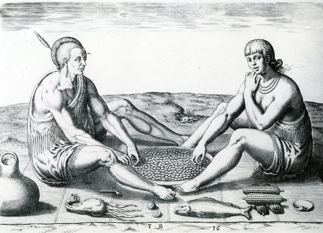 Ihr Mahl, 1590 von John White
