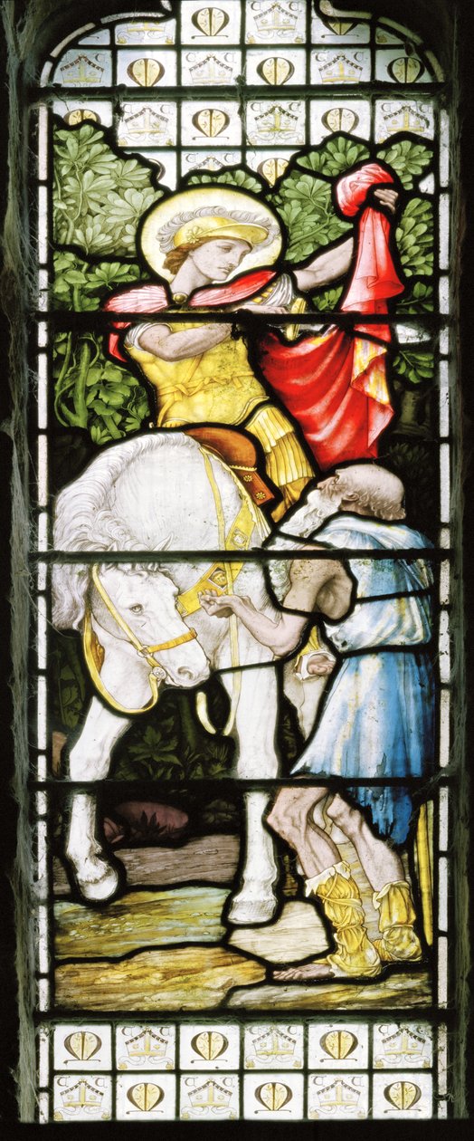Litchborough, St Martin, St Martin teilt seinen Mantel von John William Brown